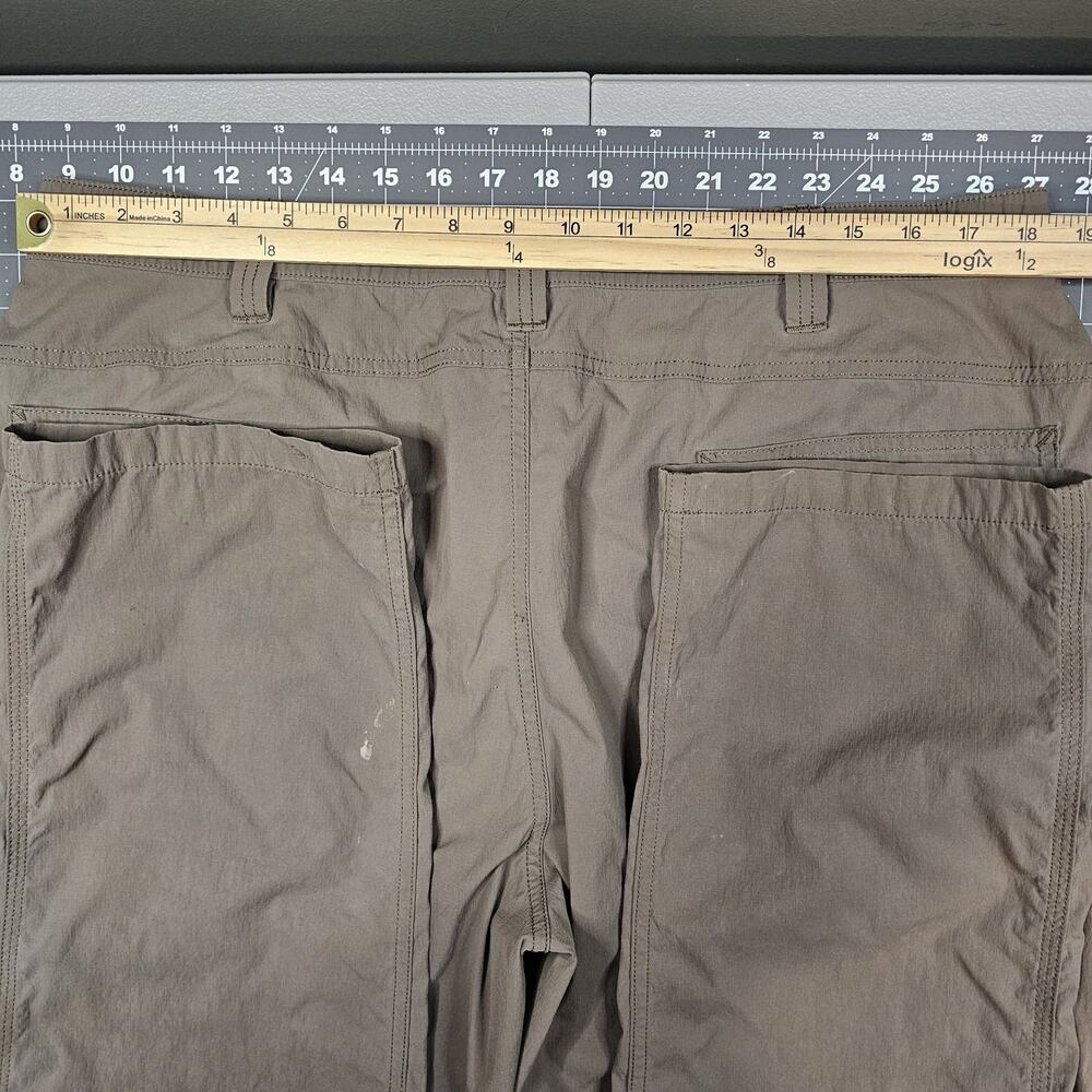 Carhartt Force Pants Mens 38x34 Green Ripstop Nylon Pocket Work Outdoor Stretch - Picture 13 of 16
